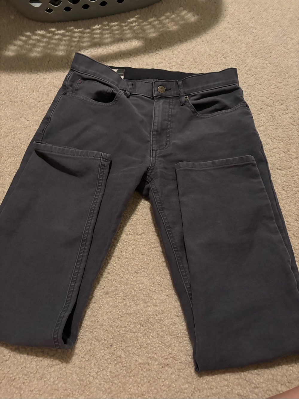Marine Layer Men's Dark Gray Chino Pants
